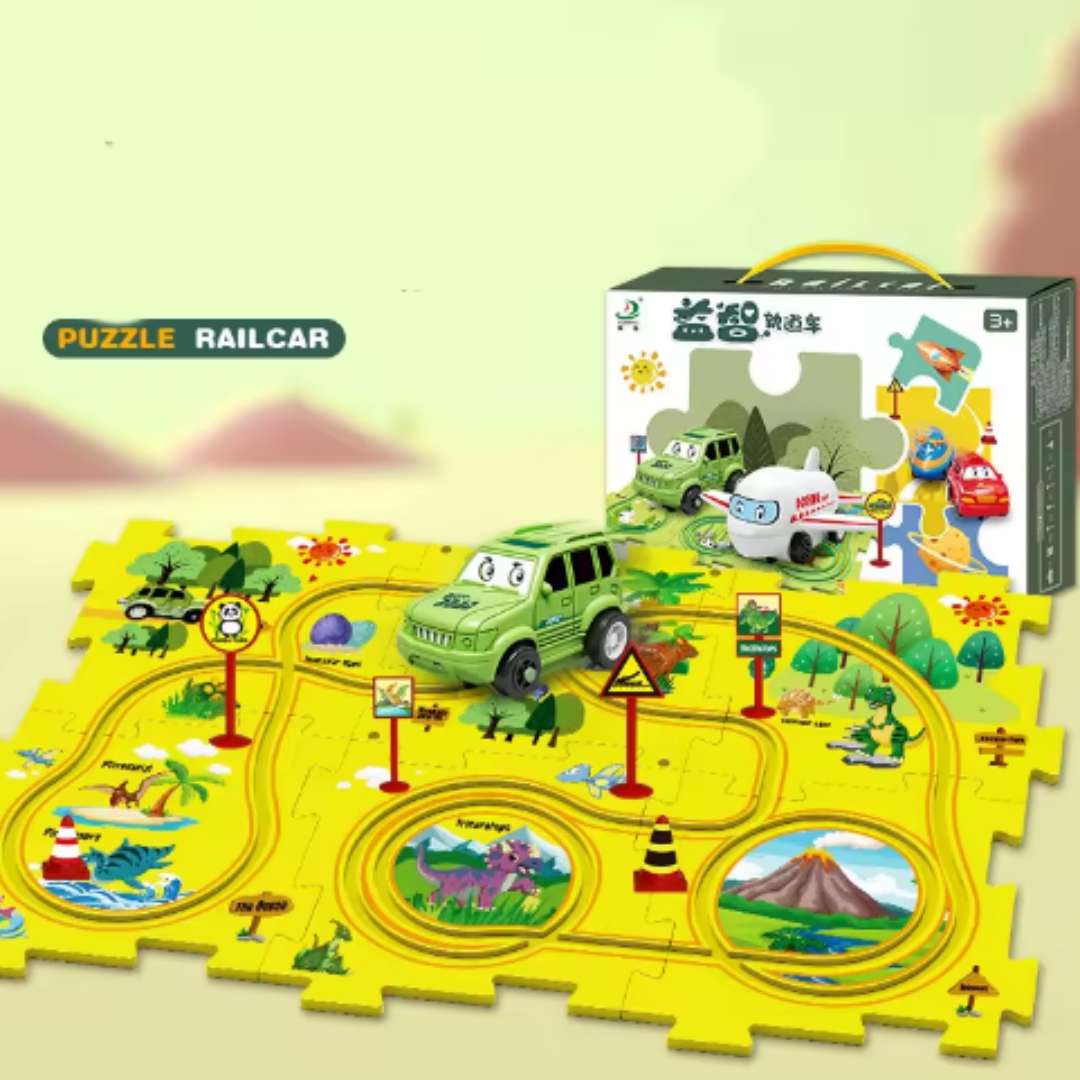 RailPuzzle™ – Vehículo eléctrico infantil 🚗