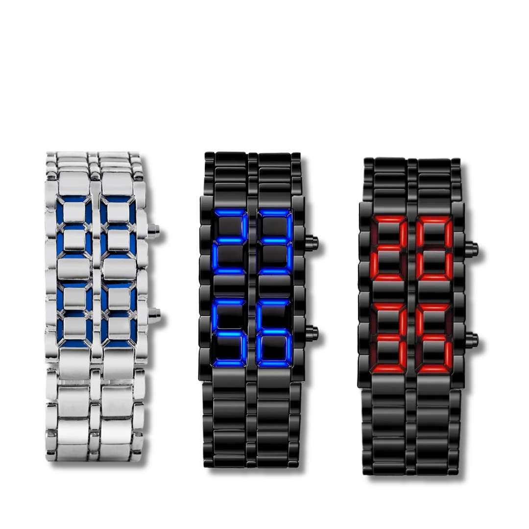 Reloj Pulsera LED Lava™ – Estilo, hora y actitud en tu muñeca 🔥