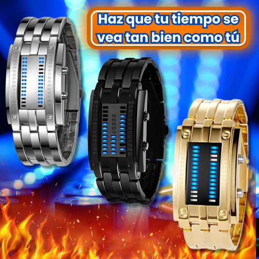 Reloj Binario LED ™ – Estilo futurista y hora visible siempre 🕒