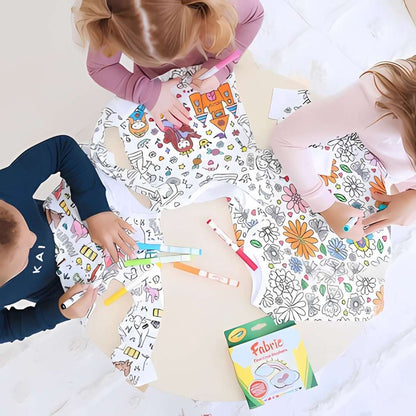 Pijamas para Pintar™ – Diversión creativa con colores lavables 🖍️
