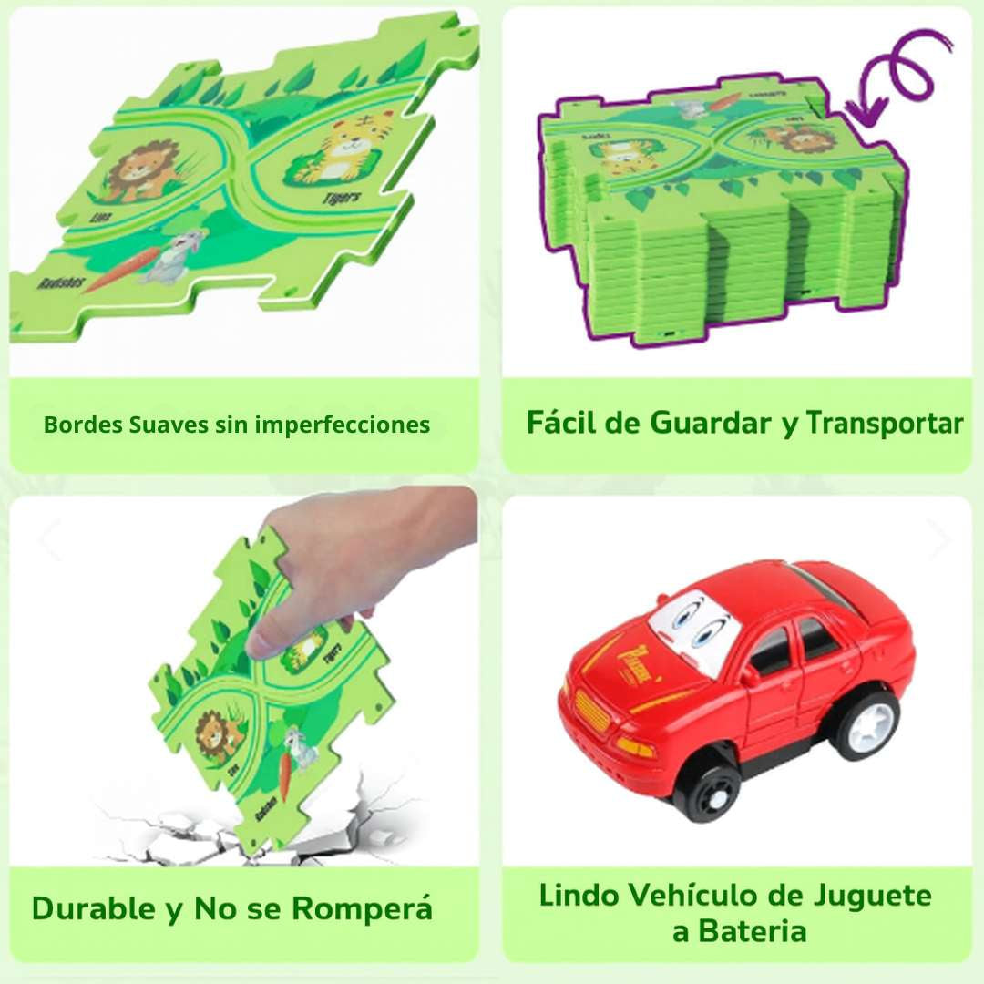 RailPuzzle™ – Vehículo eléctrico infantil 🚗