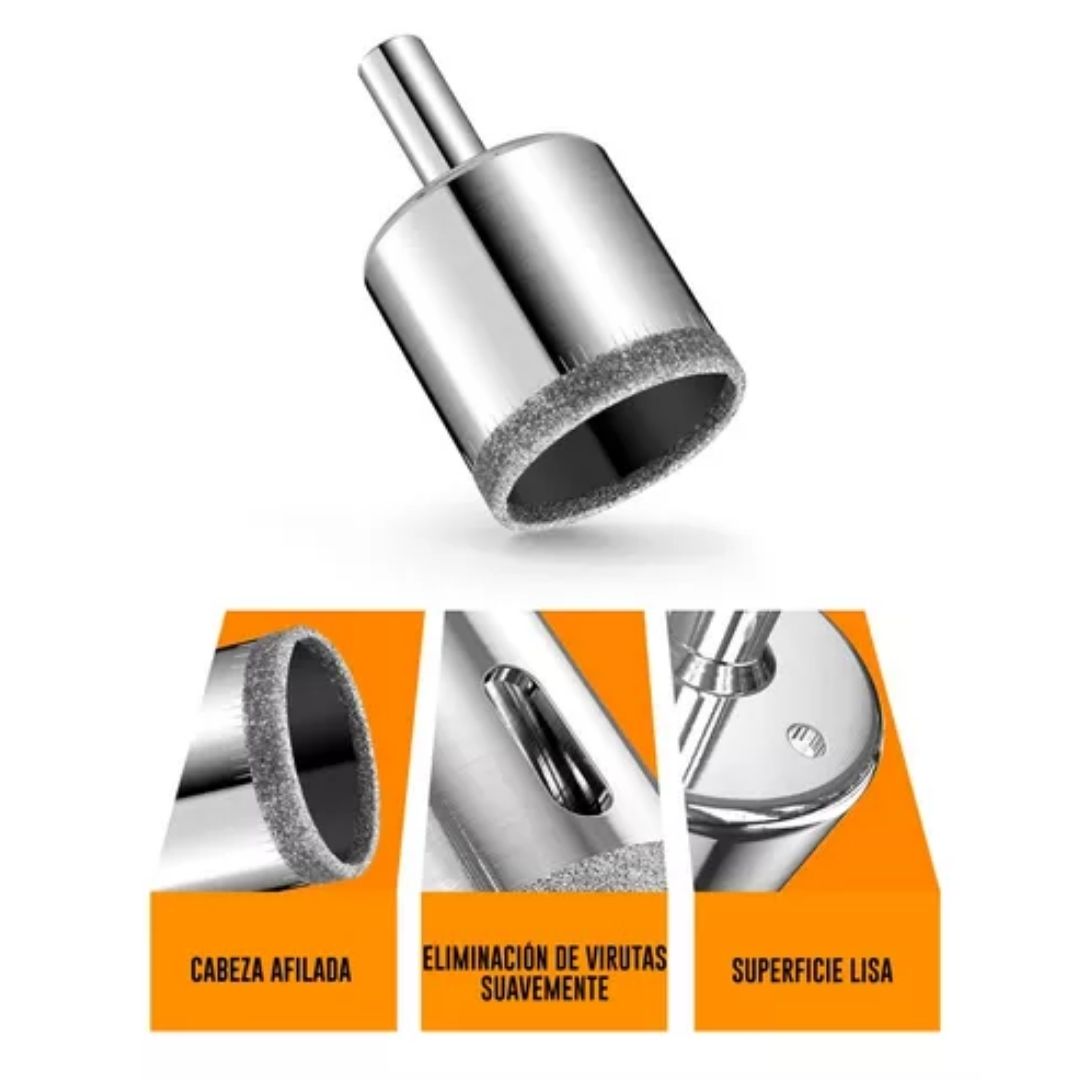 🛠️ Juego Copas Diamantadas™  – Cortes precisos sin grietas 💎