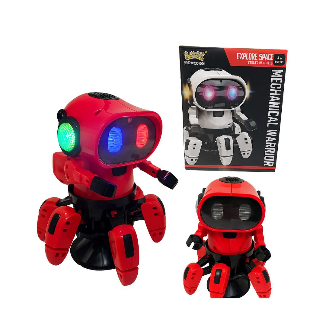 RoboBaila360™ – 6 Patas con Luces, Sonido y Giro 360° 🤖