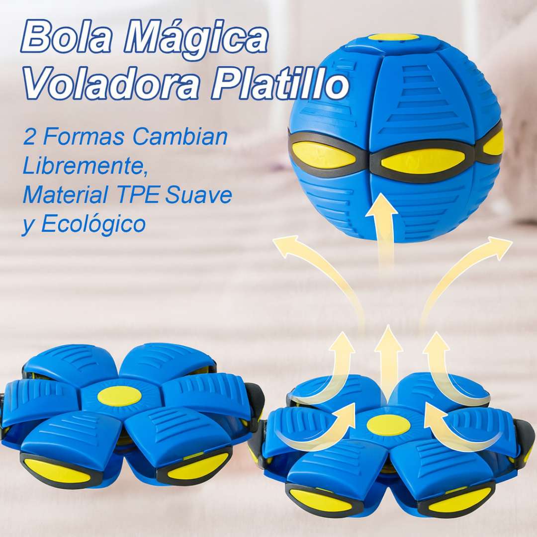 Pelota Platillo Transformable™ – Diversión que vuela sola ⚽ 🛸
