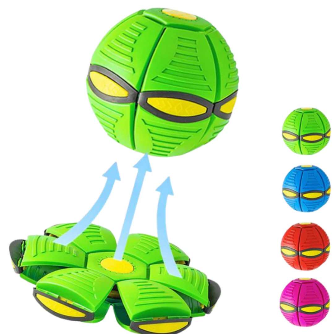 Pelota Platillo Transformable™ – Diversión que vuela sola ⚽ 🛸