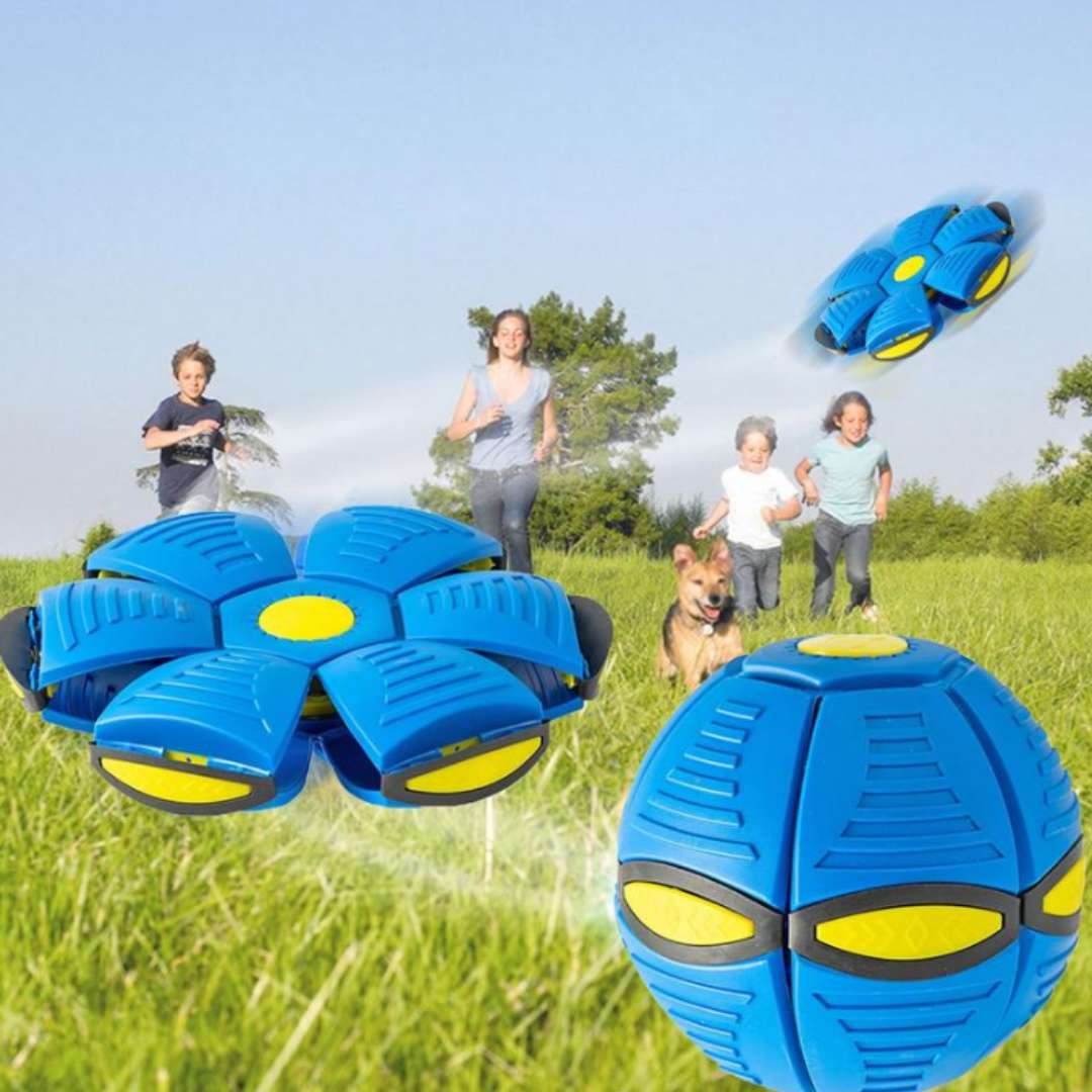 Pelota Platillo Transformable™ – Diversión que vuela sola ⚽ 🛸