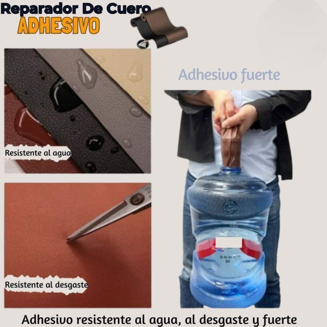 Fixto™ Autoadhesivo de Cuero – ¡Dale vida nueva a tus muebles! 🛋️