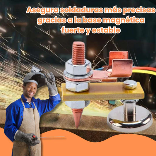 Soporte Tierra Magnético™ – Conexión profesional y segura 🤝