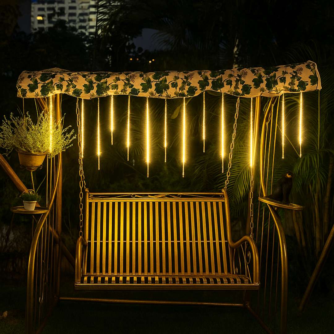 GalaxyDrop™ Luces LED Meteorito 8 Tubos – Brillo mágico dentro y fuera ✨