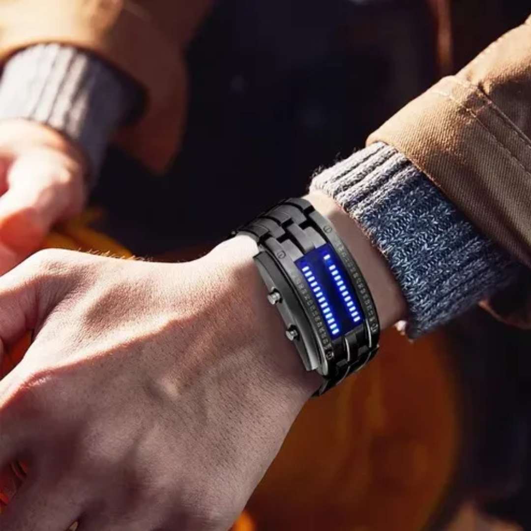 Reloj Binario LED ™ – Estilo futurista y hora visible siempre 🕒