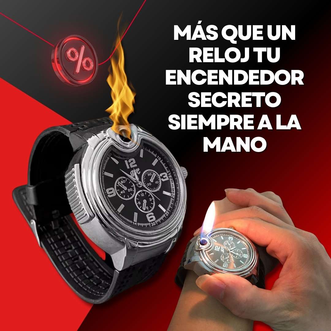 Reloj Encendedor™ – Elegancia y Fuego en tu Muñeca ⌚🔥
