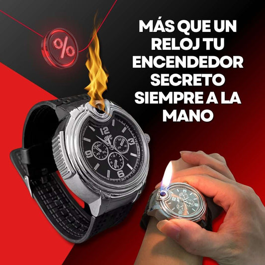 Reloj Encendedor™ – Elegancia y Fuego en tu Muñeca ⌚🔥