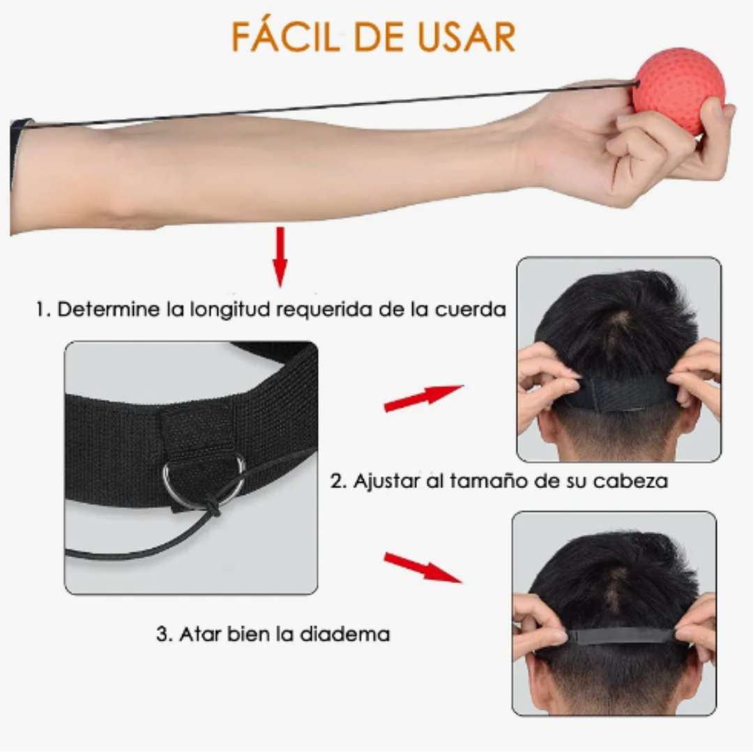 ReflexBall™ Pro – Entrena tus reflejos y coordinación 🥊