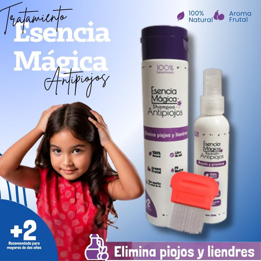 Kit Natural AntiPiojos PRO x3🧼🌿✨