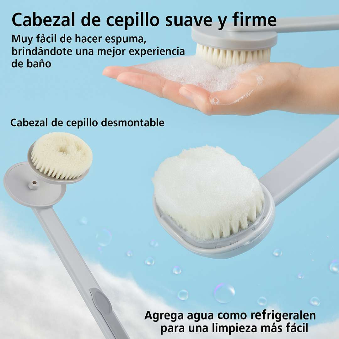 SkinFresh™ – Cepillo Corporal con Dispensador de Jabón 🚿