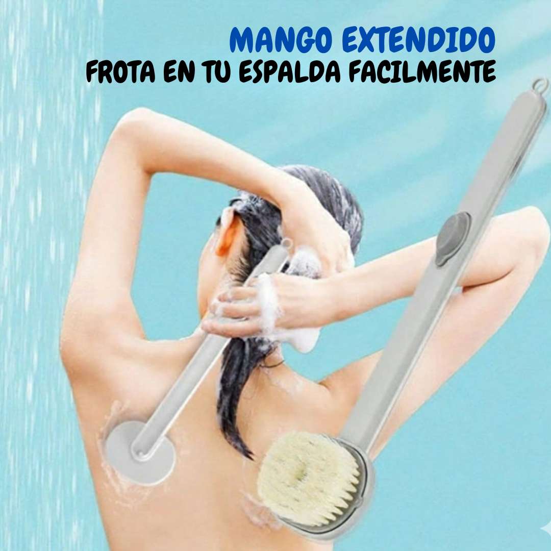 SkinFresh™ – Cepillo Corporal con Dispensador de Jabón 🚿