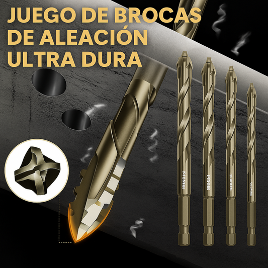Brocas MaxPro™ – Resistencia Total 🛠️