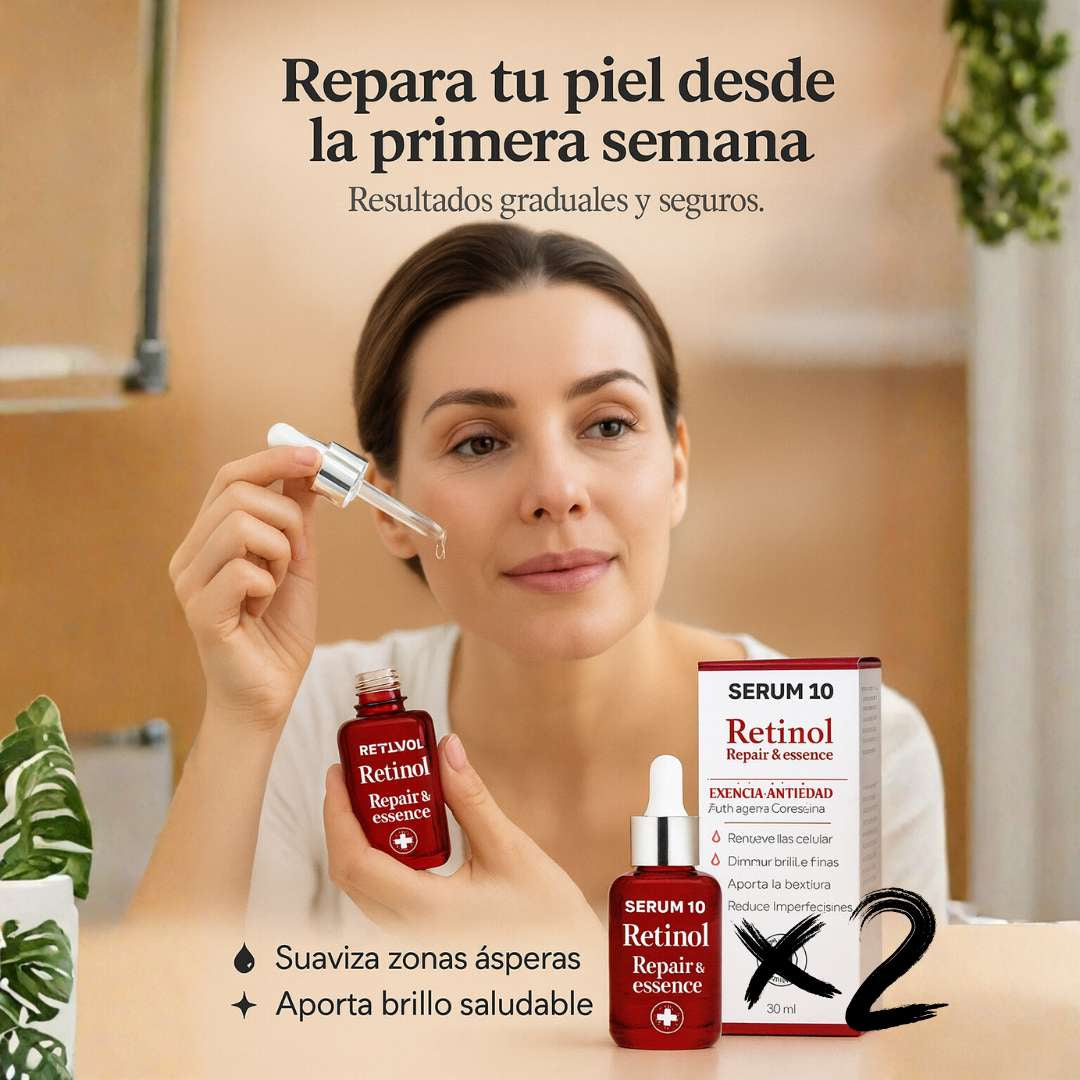 Sérum Retinol X2  Anti-Edad 30 ml – Renovación Nocturna ✨