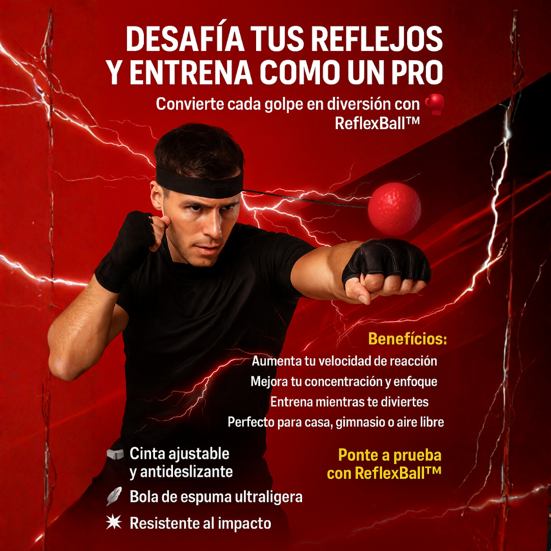 ReflexBall™ Pro – Entrena tus reflejos y coordinación 🥊