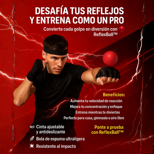 ReflexBall™ Pro – Entrena tus reflejos y coordinación 🥊