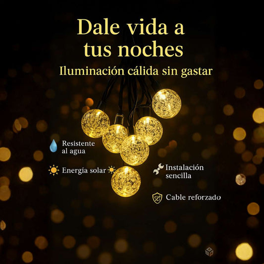 LumiBurbujas™ Solar – Luces Decorativas LED 🌟