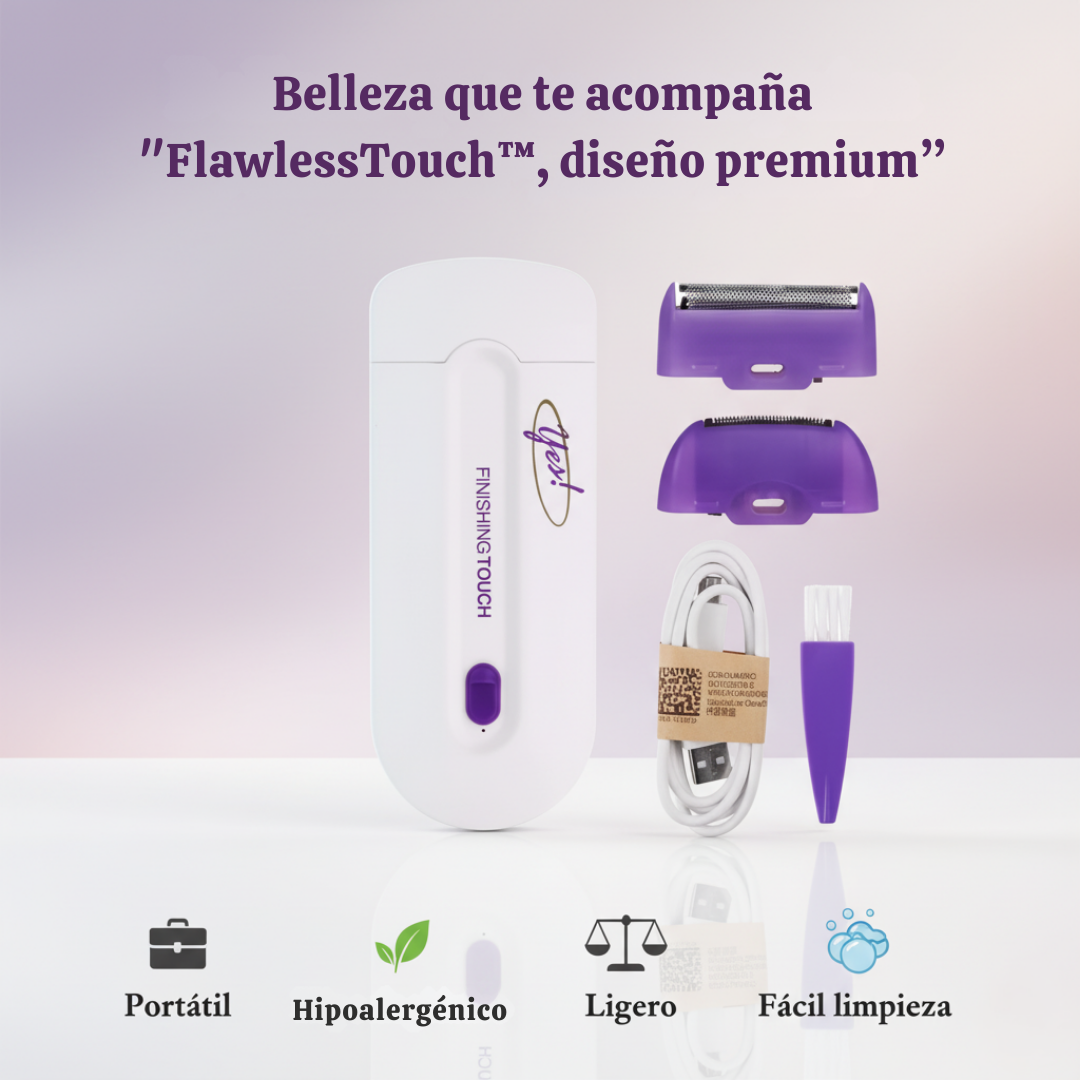 FlawlessTouch™ – Removedor de Vello Recargable 🌸