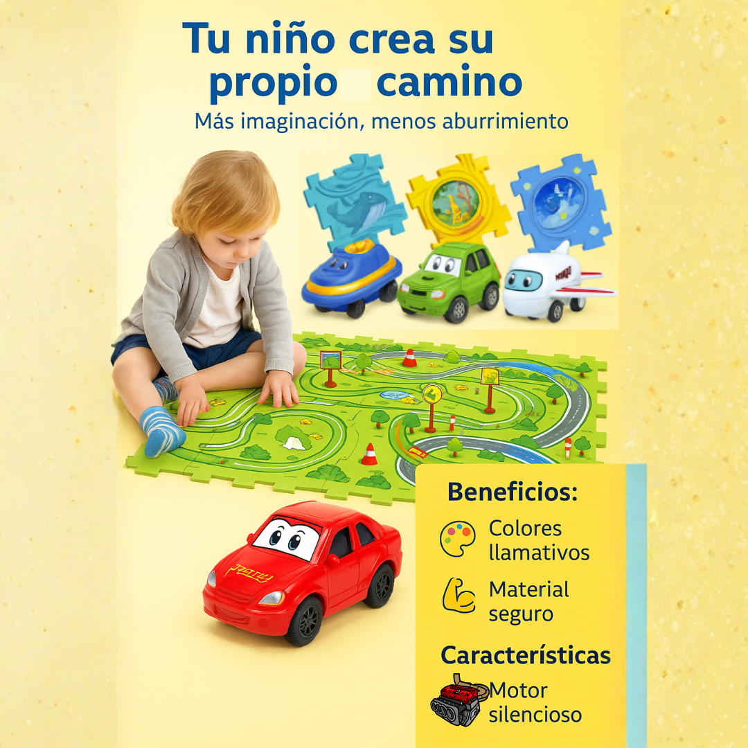 RailPuzzle™ – Vehículo eléctrico infantil 🚗