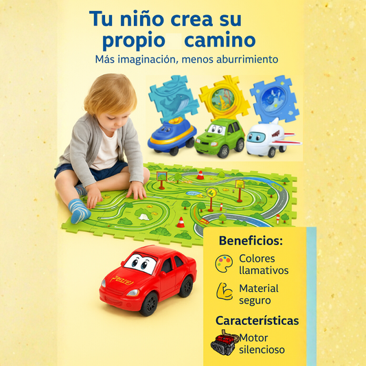 RailPuzzle™ – Vehículo eléctrico infantil 🚗
