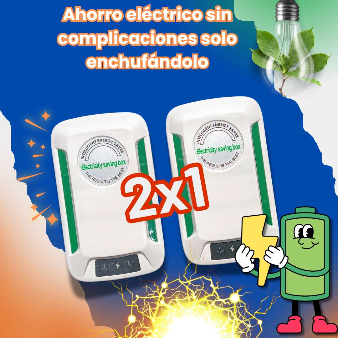 ⚡ Pack x2 Energy Saver™ – Paga menos luz y protege tus electrodomésticos desde hoy
